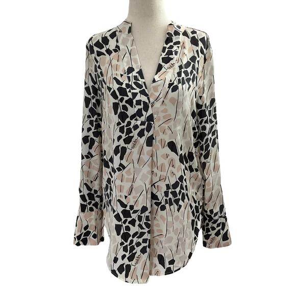 Richard Allan x H&M Multicolor Long Sleeve Blouse Women Size 0 | 13-11 - Picture 1 of 6